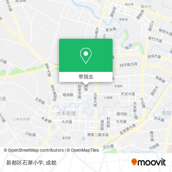 新都区石犀小学地图