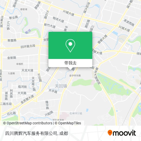 四川腾辉汽车服务有限公司地图