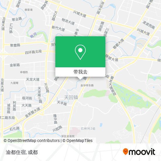 渝都住宿地图