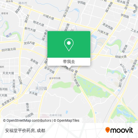安福堂平价药房地图