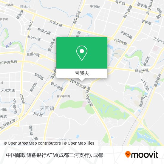 中国邮政储蓄银行ATM(成都三河支行)地图