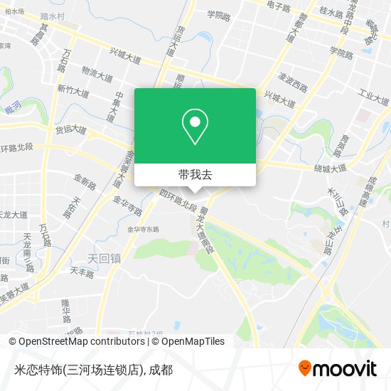 米恋特饰(三河场连锁店)地图