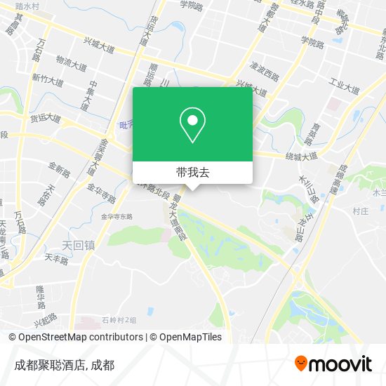 成都聚聪酒店地图