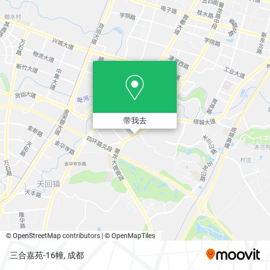 三合嘉苑-16幢地图
