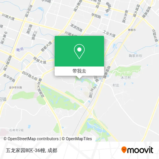 五龙家园B区-36幢地图