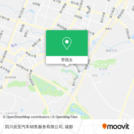 四川辰安汽车销售服务有限公司地图