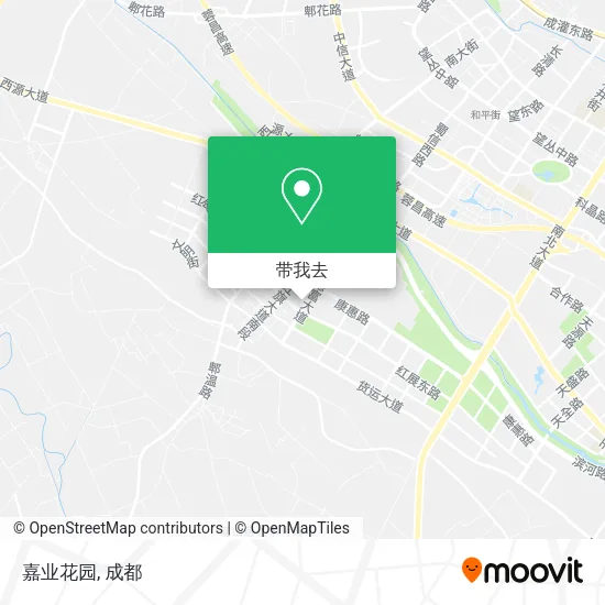嘉业花园地图