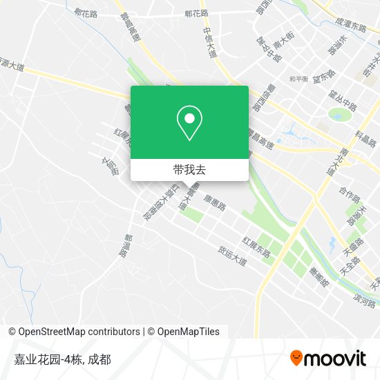嘉业花园-4栋地图