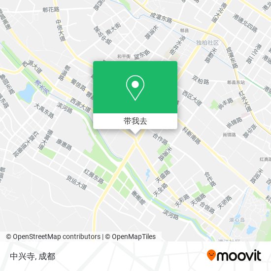 中兴寺地图