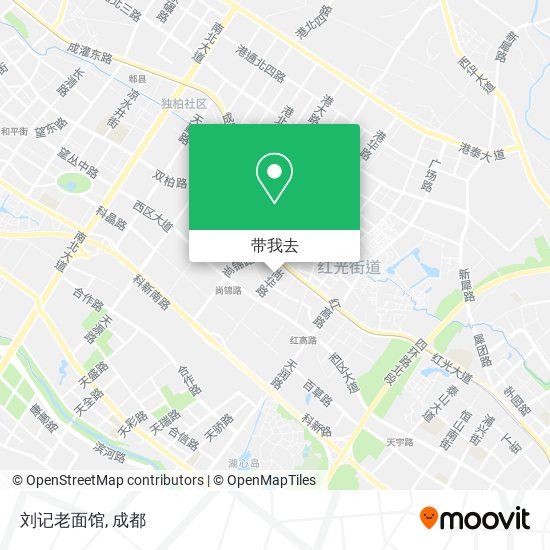 刘记老面馆地图