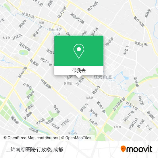上锦南府医院-行政楼地图