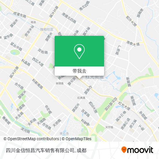 四川金信恒昌汽车销售有限公司地图