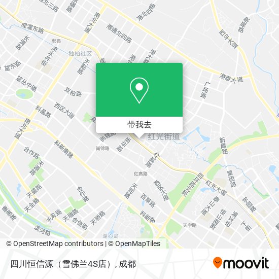 四川恒信源（雪佛兰4S店）地图