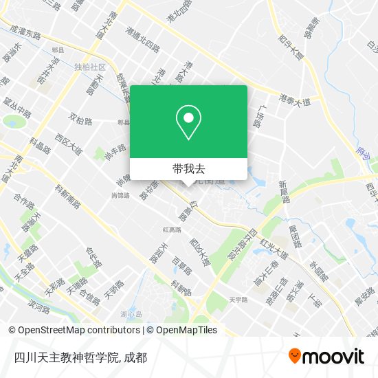 四川天主教神哲学院地图