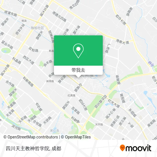 四川天主教神哲学院地图