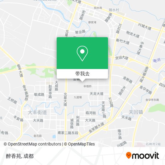 醉香苑地图