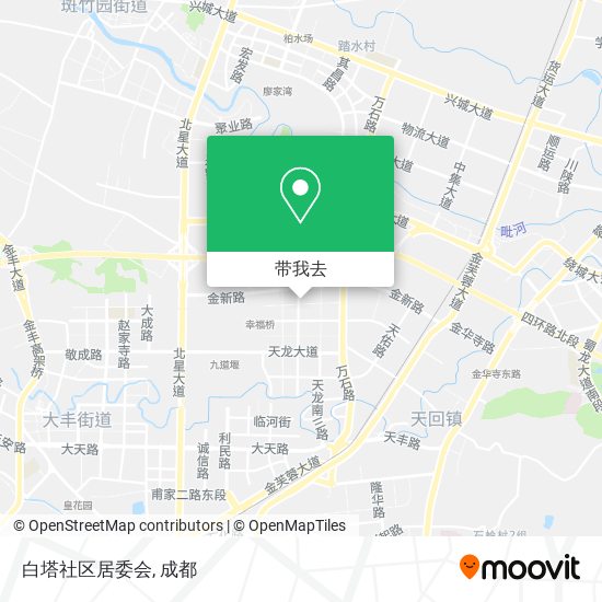 白塔社区居委会地图