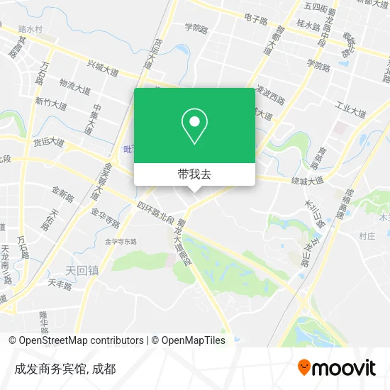 成发商务宾馆地图