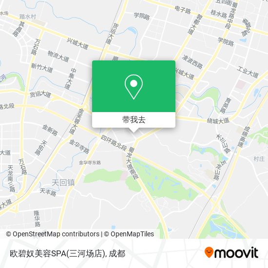 欧碧奴美容SPA(三河场店)地图