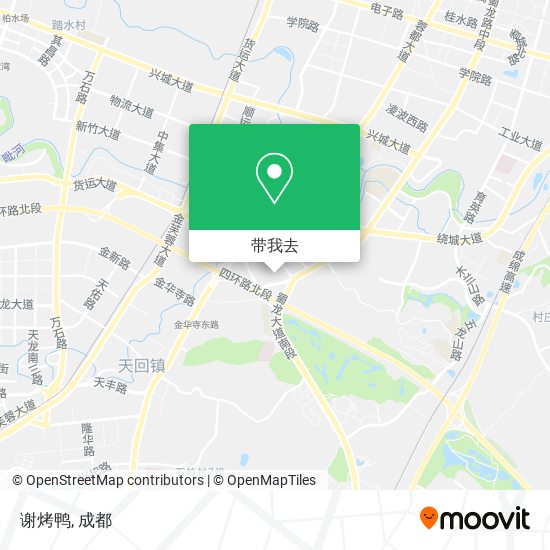 谢烤鸭地图