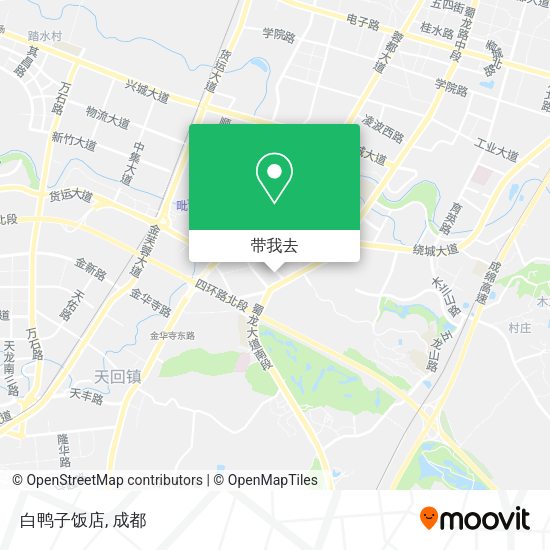 白鸭子饭店地图