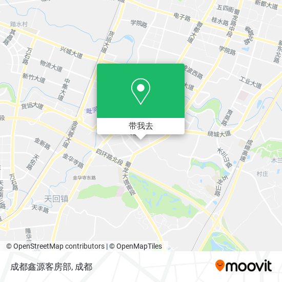 成都鑫源客房部地图