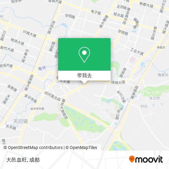大邑血旺地图
