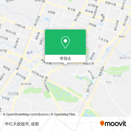 华亿天姣超市地图