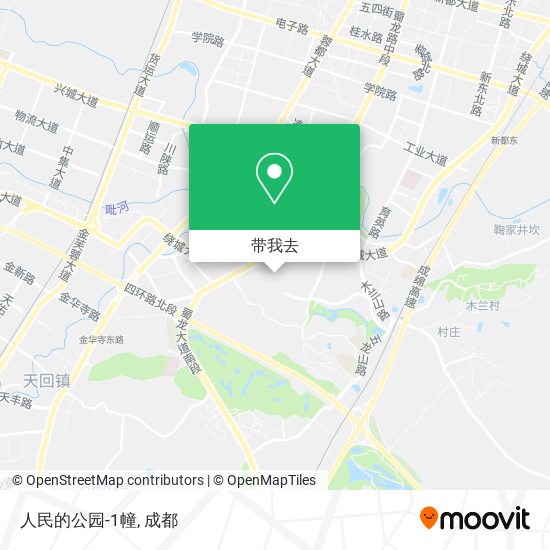 人民的公园-1幢地图
