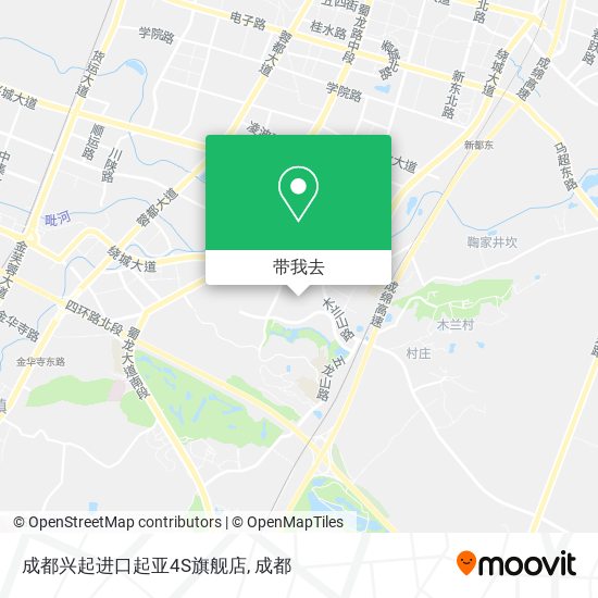 成都兴起进口起亚4S旗舰店地图
