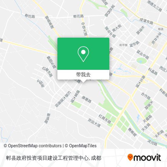 郫县政府投资项目建设工程管理中心地图
