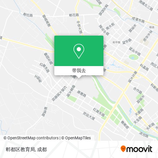 郫都区教育局地图