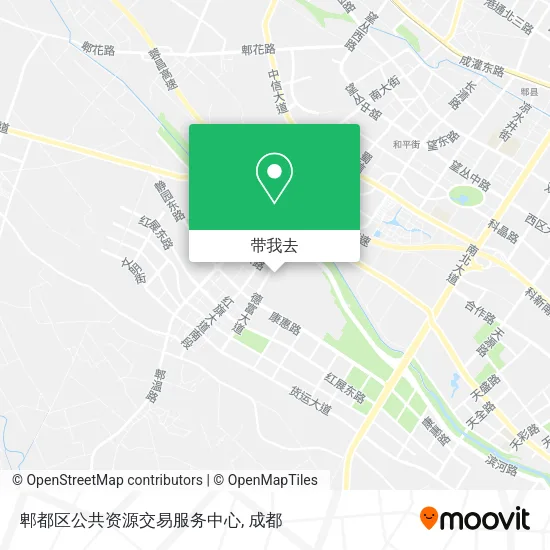 郫都区公共资源交易服务中心地图