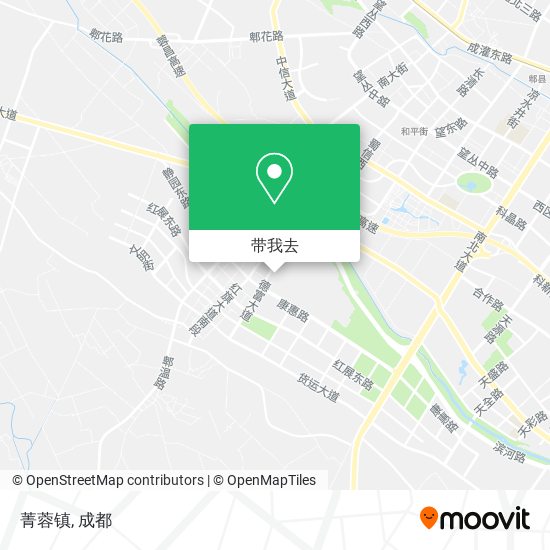 菁蓉镇地图