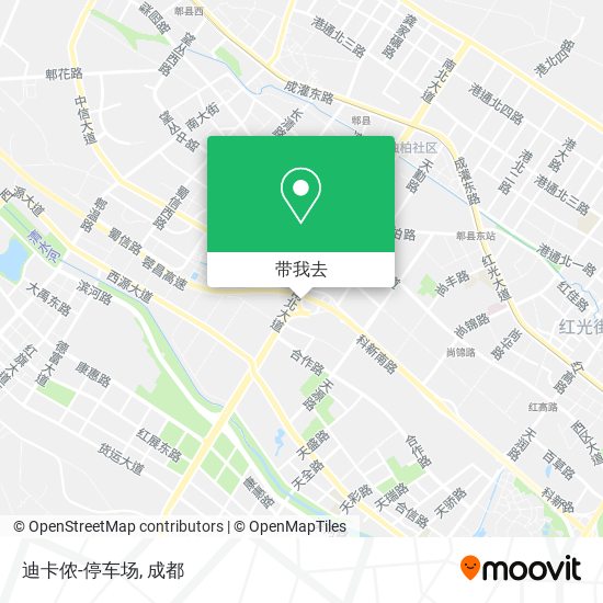 迪卡侬-停车场地图