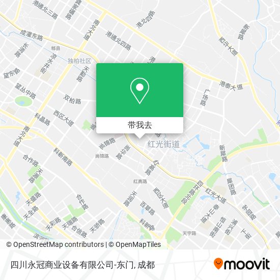 四川永冠商业设备有限公司-东门地图