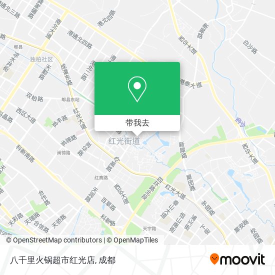 八千里火锅超市红光店地图