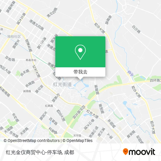 红光金仪商贸中心-停车场地图
