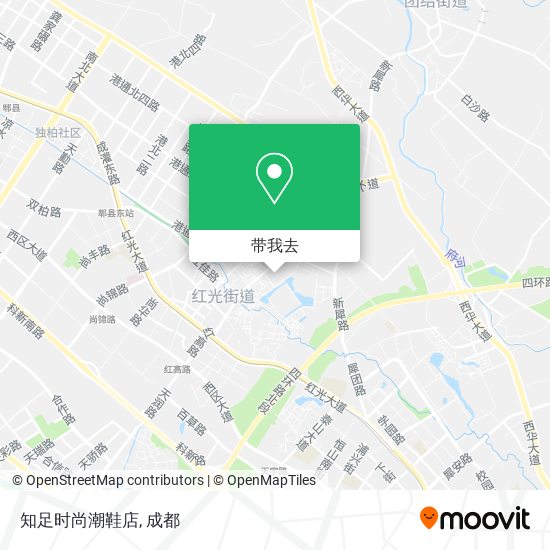知足时尚潮鞋店地图