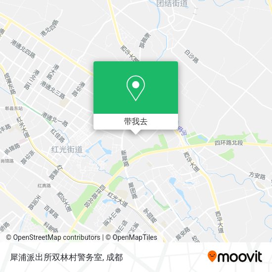犀浦派出所双林村警务室地图