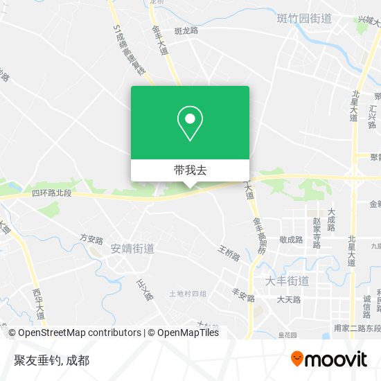 聚友垂钓地图