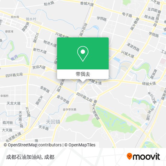 成都石油加油站地图