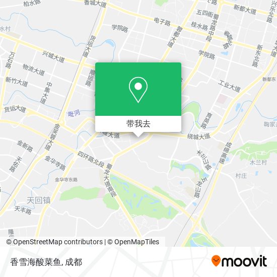 香雪海酸菜鱼地图