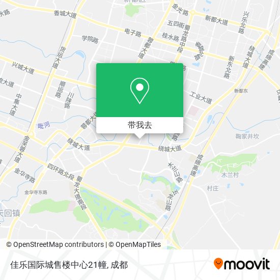 佳乐国际城售楼中心21幢地图