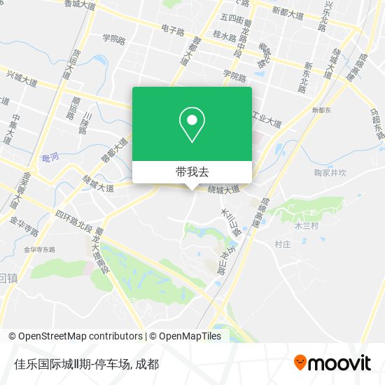 佳乐国际城Ⅱ期-停车场地图