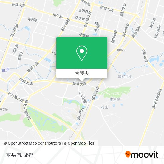 东岳庙地图