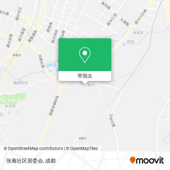 张庵社区居委会地图