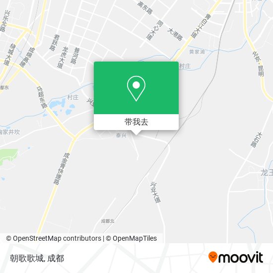 朝歌歌城地图