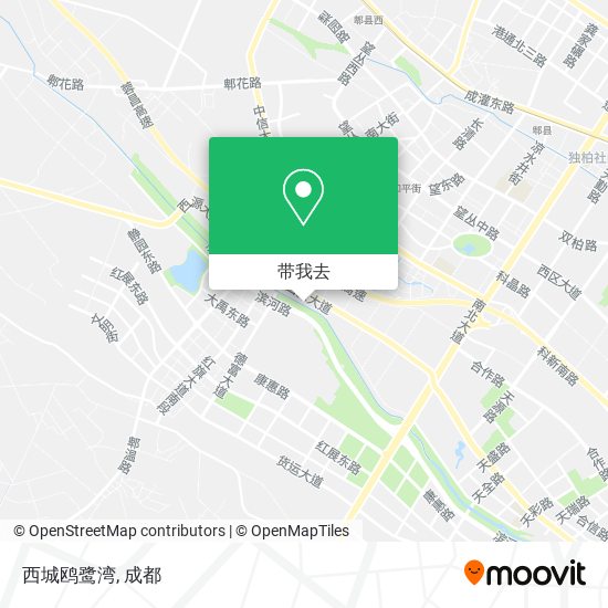 西城鸥鹭湾地图