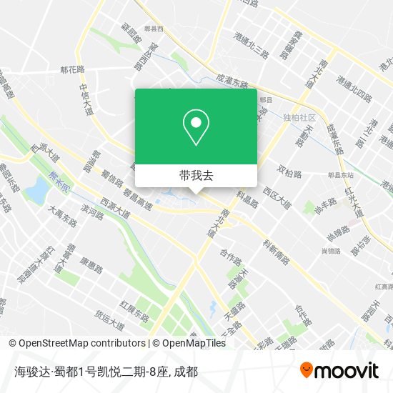海骏达·蜀都1号凯悦二期-8座地图